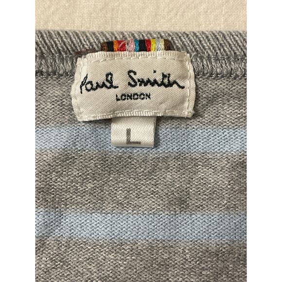 Paul Smith London Women's Size Large Crew neck Pullover Shirt Knit Striped - Picture 6 of 6